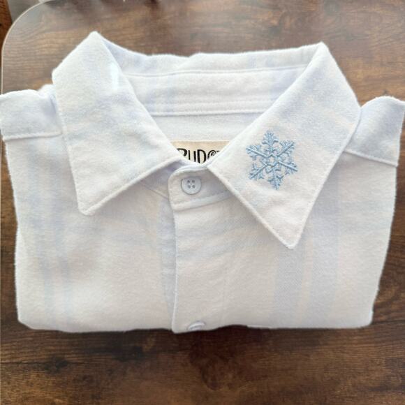 Cakeworthy Flannel Shirt Adult Medium Rudolf The Red Nosed Reindeer Bumble Plaid - Picture 16 of 16